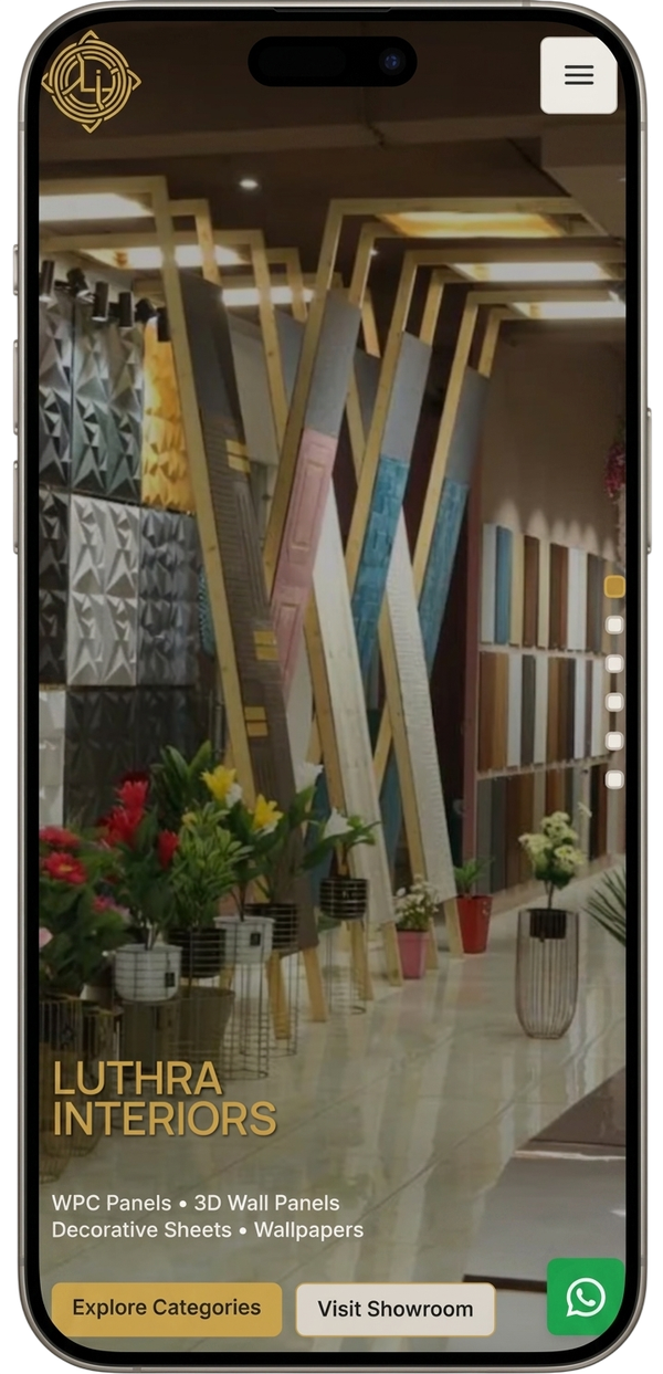 Luthra Interiors Mobile Screenshot